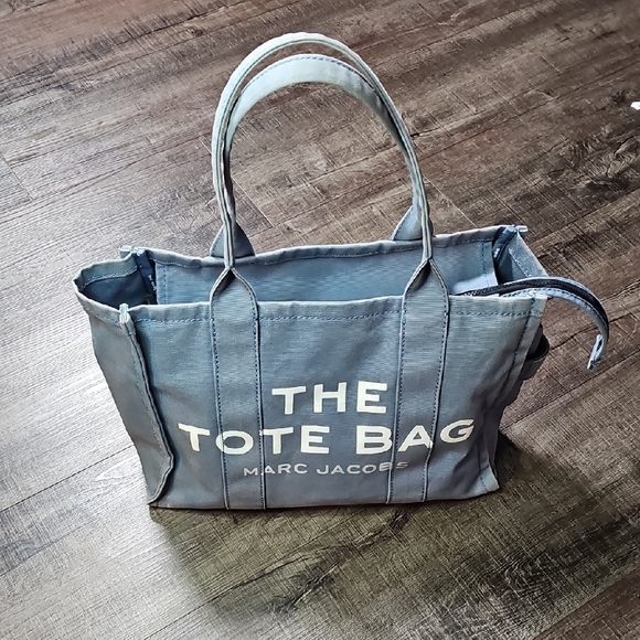 Marc Jacobs Handbags - Marc Jacobs The Tote Bag Blue Canvas Large